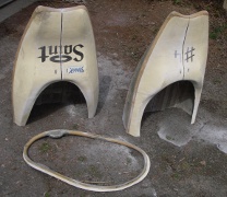 The Saint prototype in pieces