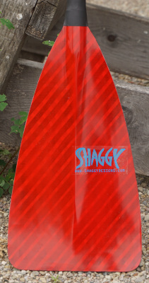 Downriver paddle blade