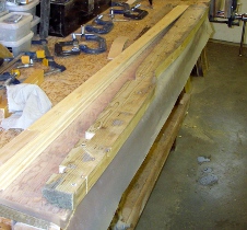 Wooden former